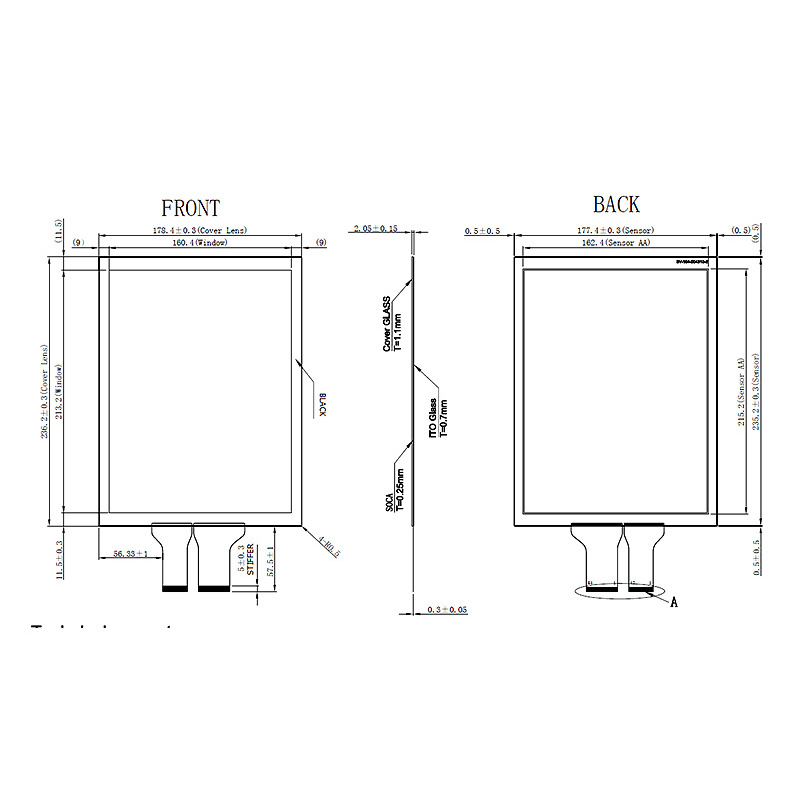 CiChin touch screen overlay manufacturer used in industrial machines-2