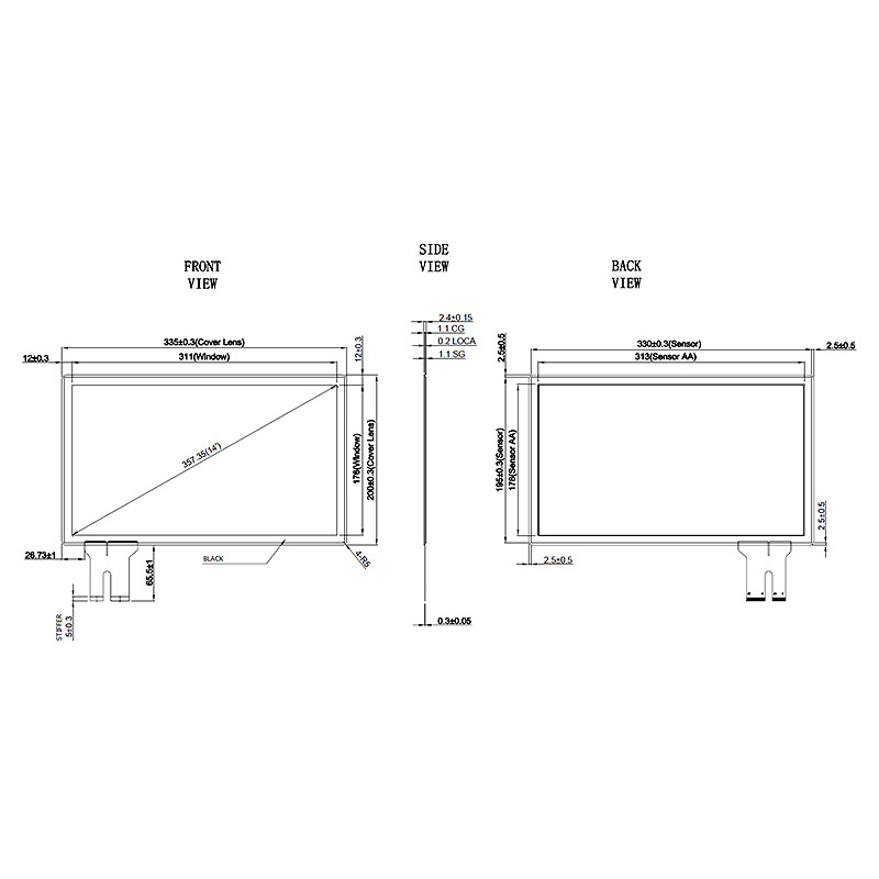 CiChin low-cost small capacitive touch screen supply for retail store-1