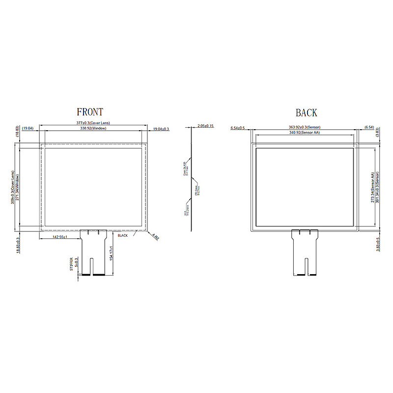 CiChin low-cost touch screen module series for outdoor applications-2