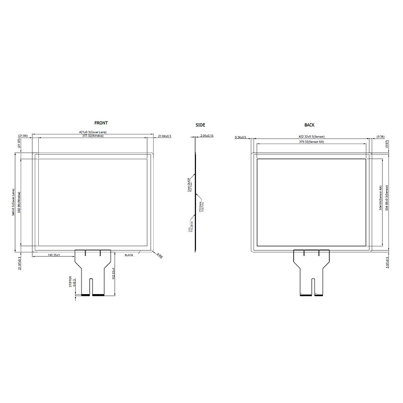CiChin custom capacitive touch screen inquire now used in industrial machines-2