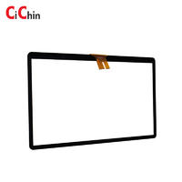 43 inch capacitive touch screen module, customize cover lens touch screen, anti-vandal projective touch screen